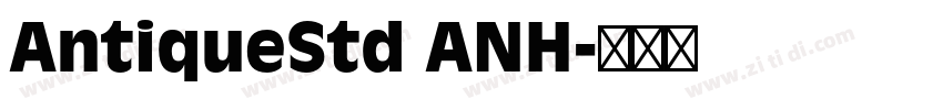 AntiqueStd ANH字体转换